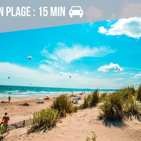Centre - Antigone - Parking Prive Et Gratuit דירה *