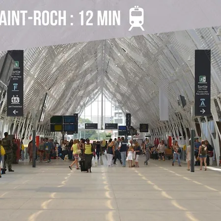 Centre - Antigone - Parking Prive Et Gratuit *