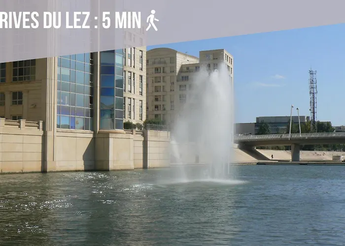 Centre - Antigone - Parking Prive Et Gratuit Διαμέρισμα *